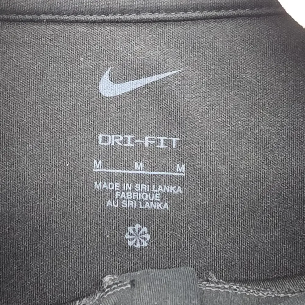 Nike Pullover Mens M Black 1/4 Zip Mock Neck Dri-FIT Mustang Soccer FD7667-010